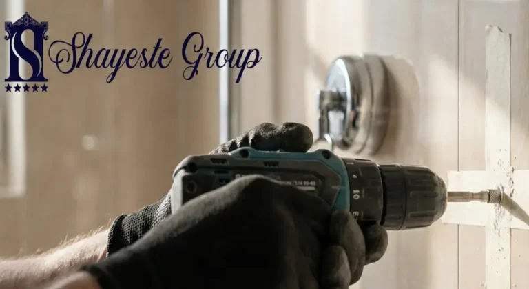 آموزش نصب بند رخت هتلی روی کاشی